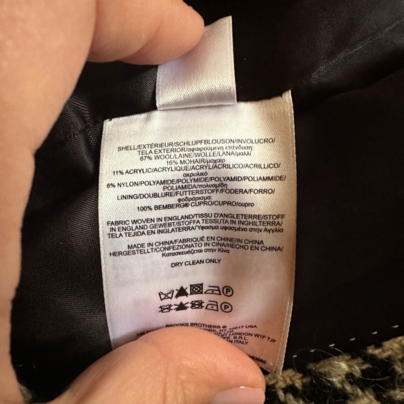 Brooks Brothers Wool and mohair coat - Picture 4 of 4